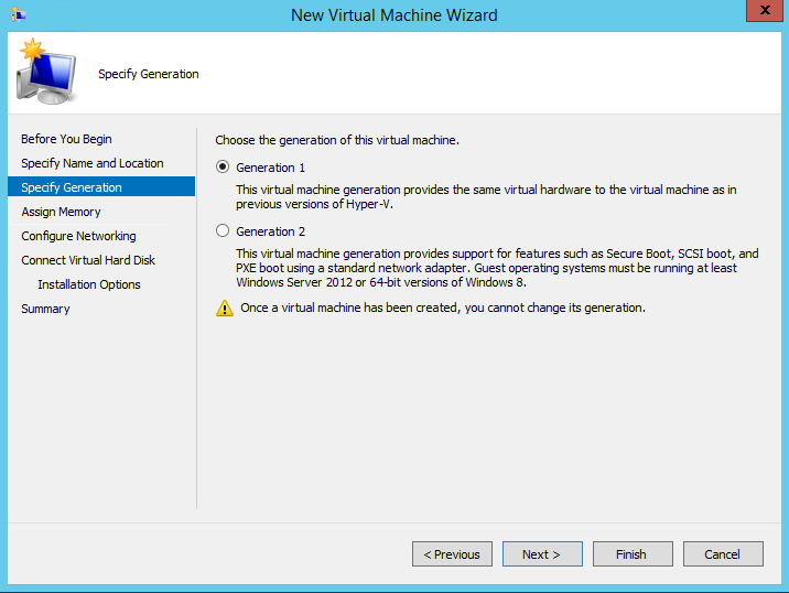 hyper-v configuration