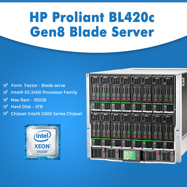 HP Proliant BL420c Gen8 Blade Server