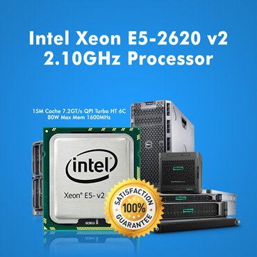 Intel Xeon E5-2620 v2 2.10GHz 15M Cache 7.2GT/s QPI Turbo HT 6C 80W Max Mem 1600MHz