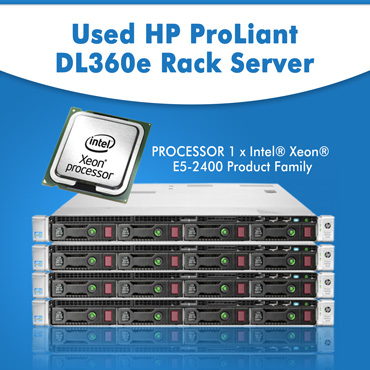 Used HP ProLiant DL360e Rack Server