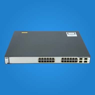 Cisco Catalyst 3750 24 Port Switch POE - WS-C3750-24PS-S