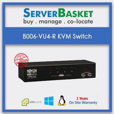 B006-VU4-R 4-Port DeskTop KVM Switch