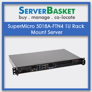 SuperMicro 5018A-FTN4 1U Rack Mount Server