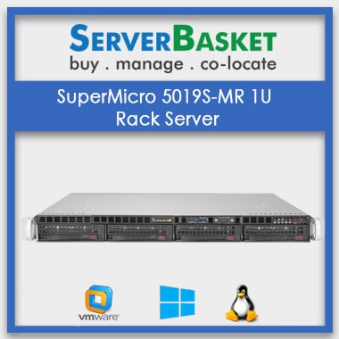 SuperMicro 5019S-MR 1U Rack Server | Buy SuperMicro 1U Rack Server At Lowest Price | Shop for SuperMicro 5019S-MR