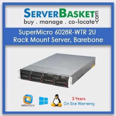 supermicro 6028r wtr 2u rack mount server barebone