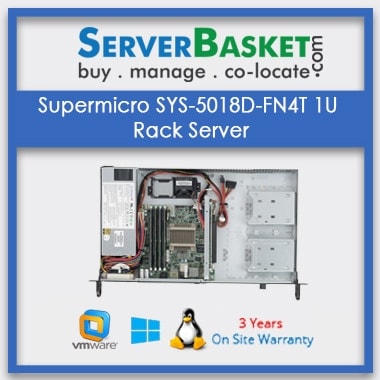 supermicro sys 5018d fn4t 1u rack server