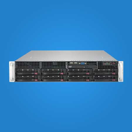 Supermicro 2U 8 LFF Rack Server