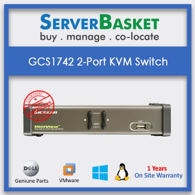 Buy GCS1742 2-Port kvm Switch online at Server Basket