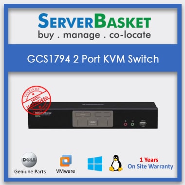 Buy GCS1794 2port KVM Switch with Cables and Remote online