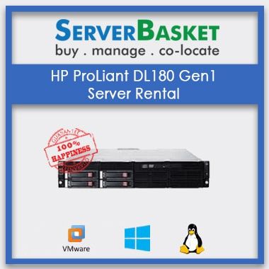 hp proLiant dl180 g1 server on rental