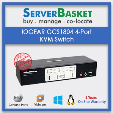 Purchase IOGEAR GCS1804 4-Port USB 2.0 KVM Switch on Server Basket Online