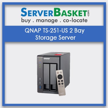 Buy QNAP TS-251-US 2 Bay Storage Server In India