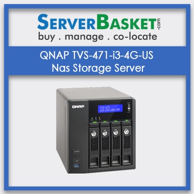 Buy QNAP TVS-471-i3-4G-US Nas Storage Server In India