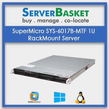 SuperMicro SYS-6017B-MTF 1U RackMount Server