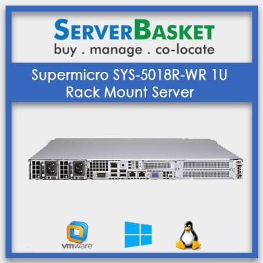 Supermicro 5018R-MR 1U Rackmount Server, Barebone | SuperMicro Rack Mount Server Online | Get SuperMicro Rack Server Online