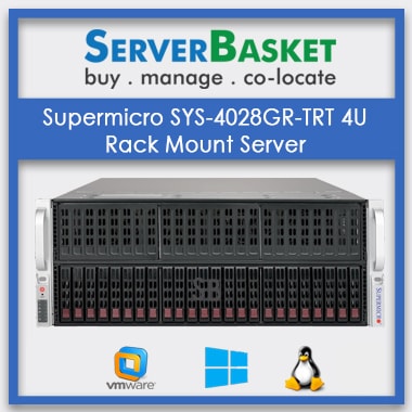 supermicro sys 4028gr trt 4u rack mount server