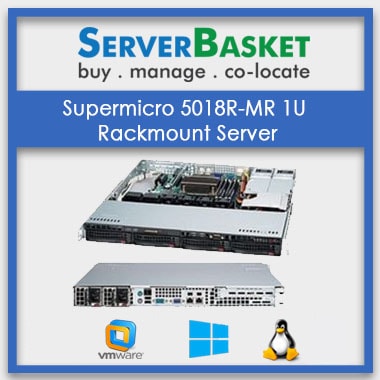 supermicro sys 5018r wr 1u rack mount server