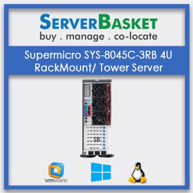 supermicro sys 8045c 3rb 4u rackmount tower server