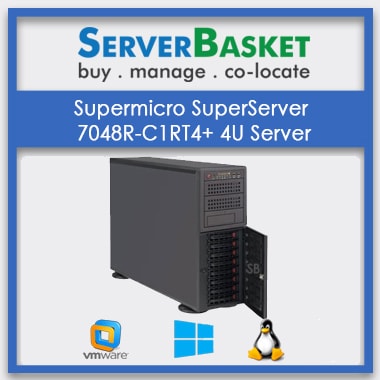 supermicro superserver 7048r-c1rt4 4u rackmount tower server