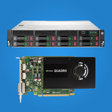 hp proliant dl80 g9 graphic cards