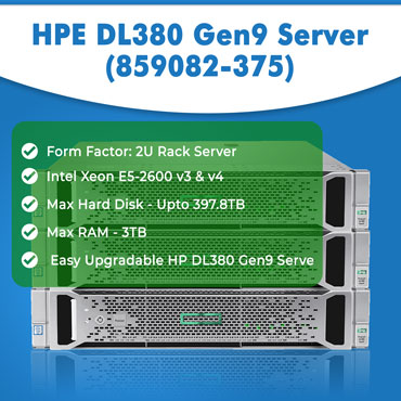 Buy HP ProLiant DL380 Gen9 At Lowest Price in India Online from Server Basket, Purchase HP ProLiant DL380 Gen9 Server Online
