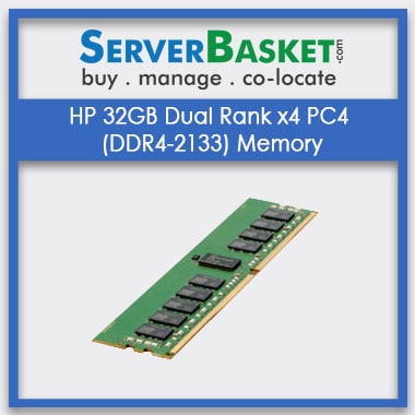 Buy HP 32GB DDR4 RAM, Purchase HP 32GB DDR4 Memory for HP Servers, HP Server Memory