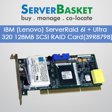 Buy IBM serverRaid 6I, IBM (Lenovo) SERVERAID 6I + Ultra 320 128MB SCSI RAID Card online India