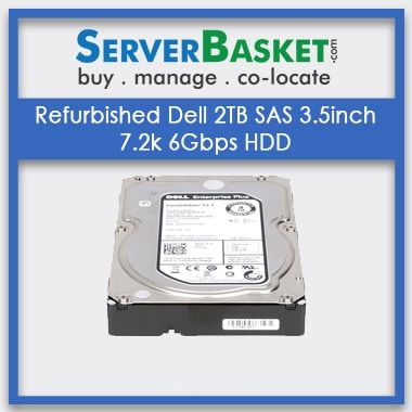 1 Year Warranty New Dell PowerEdge T410 Hot Swap 2TB 7.2K SATA Hard Drive