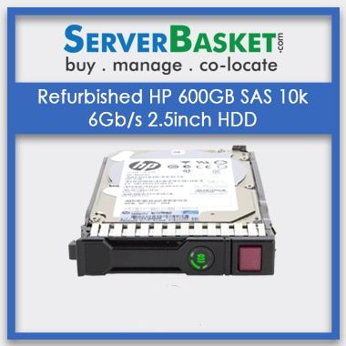 Refurbished HP 600Gb SAS 10k 6Gbps 2.5 inch