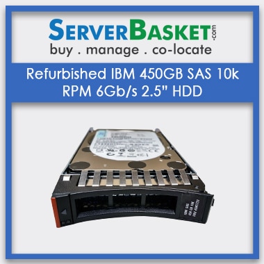 refurbished ibm 450gb sas 10k rpm 6Gbps 2.5 hdd