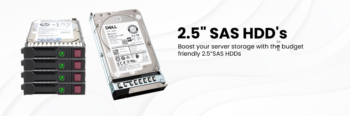 52.5”SAS HDDs