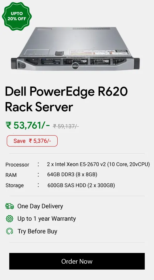 Dell PowerEdge R620 Rack Server