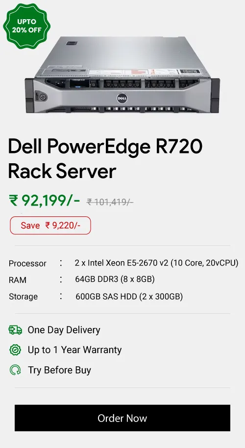 Dell PowerEdge R720 Rack Servers