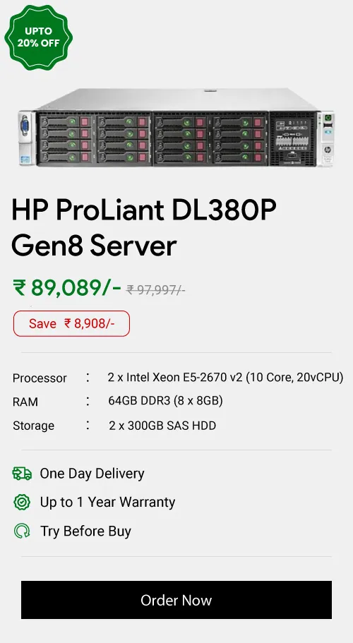 HP ProLiant DL380P Gen8 Server