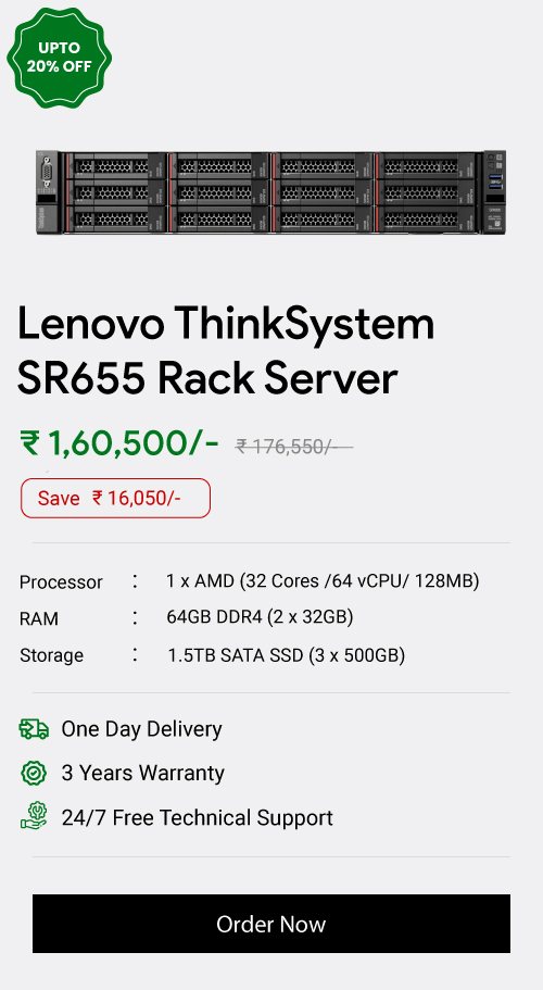Lenovo ThinkSystem SR655 Server