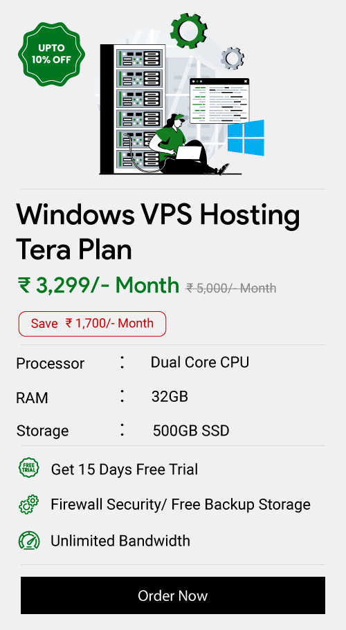 Windows VPS Tera Plan