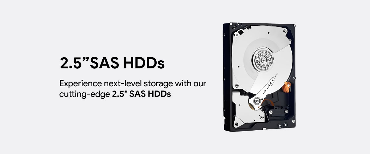 2,.5 SAS HDDs 2,.5 SAS HDDs