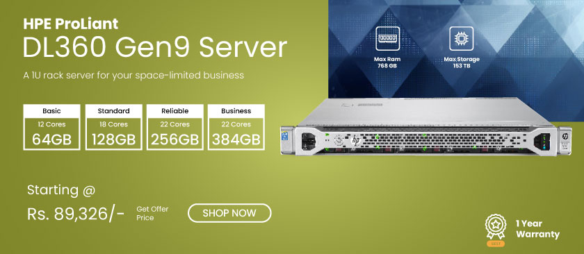 HP ProLiant DL360 Gen9 Server