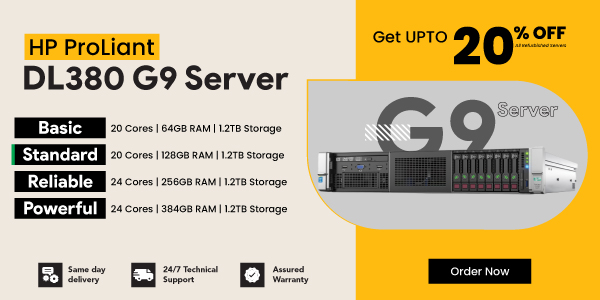DL380g9 server offers
