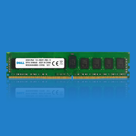 Dell 32GB PC4 2933Y DDR4 ECC RDIMM for PowerEdge R740 Servers