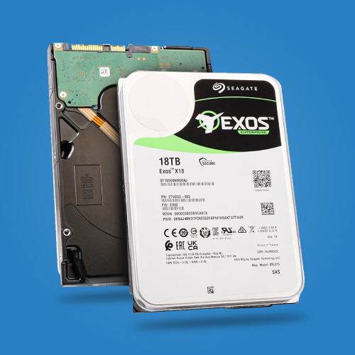 Seagate 18TB 7200RPM SAS HDD with 256MB Cache Memory