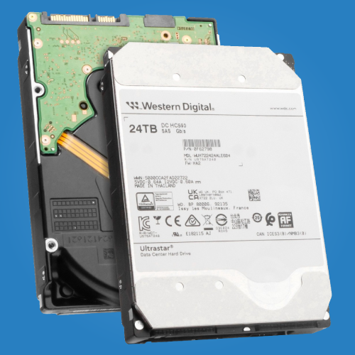 WD Ultrastar 24TB WD 3.5″ SAS HDD 12Gb s 7200RPM Enterprise Hard Drive