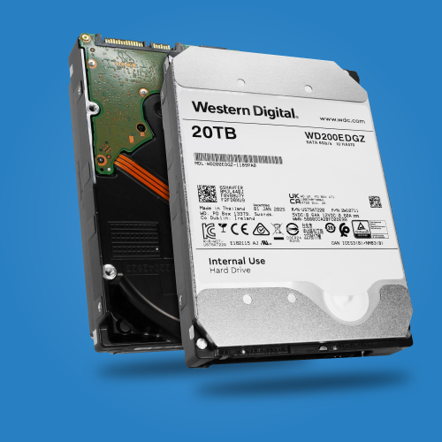 Western Digital 20TB SAS HDD, 7.2K RPM Enterprise Drive