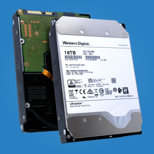 WD Ultrastar 18TB SAS 3.5-Inch Hard Disk Drives (HDD)