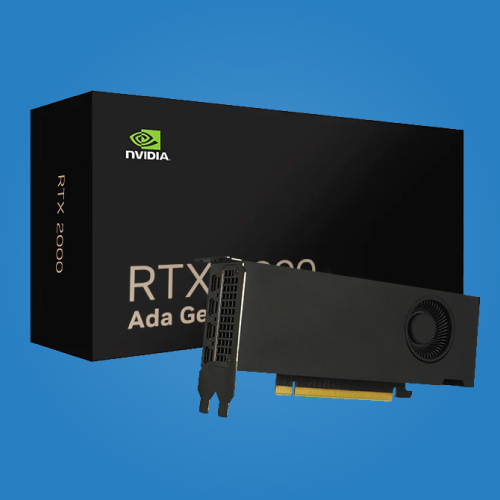 NVIDIA RTX 2000 Ada 16GB GDDR6 ECC GPU 224GB s Bandwidth