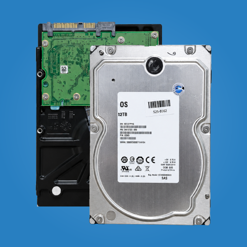 OS 12TB 3.5″ SATA HDD for Enterprise Dell, HPE, Cisco Servers