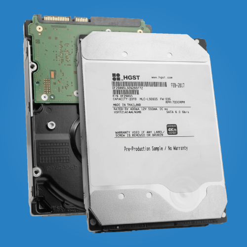 HGST 20TB SAS Hard Drive 7.2K RPM 4Kn Sector Format