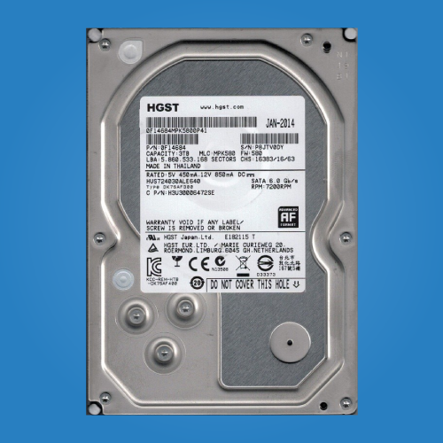 HGST-3TB-SAS-HDD-528-Sector-Format-64MB-Cache