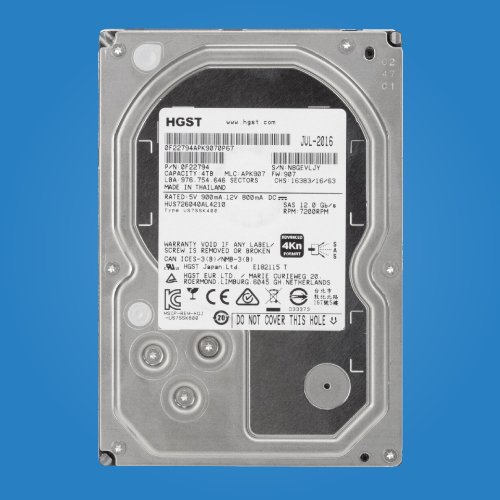 HGST 4TB SAS Hard Disk Drive 64MB Cache 3.5-Inch